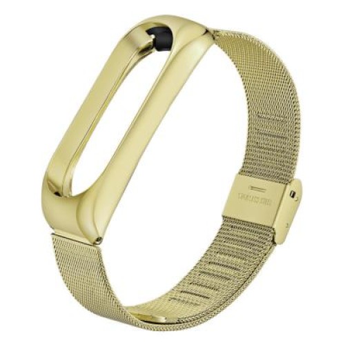 Ремешок для фитнес браслета BeCover Metal для Xiaomi Mi Smart Band 5 Gold (705148)