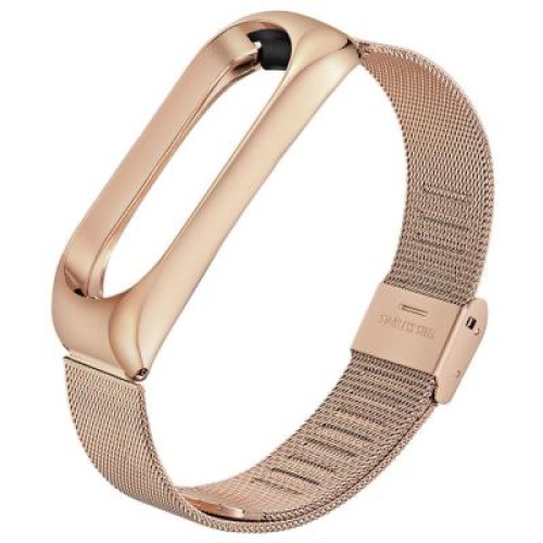 Ремешок для фитнес браслета BeCover Metal для Xiaomi Mi Smart Band 5 Rose Gold (705149)