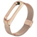 Ремешок для фитнес браслета BeCover Metal для Xiaomi Mi Smart Band 5 Rose Gold (705149)