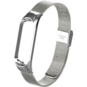 Ремешок для фитнес браслета BeCover Metal для Xiaomi Mi Smart Band 5 Silver (705147)