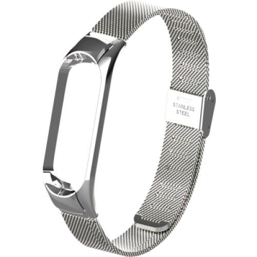 Ремешок для фитнес браслета BeCover Metal для Xiaomi Mi Smart Band 5 Silver (705147)