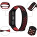 Ремешок для фитнес браслета BeCover Nike Style для Xiaomi Mi Smart Band 5 Black-Red (705153)