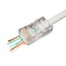 Коннектор RJ45 cat.5e UTP 8P8C (сквозное отв., позолоч. конт.) 100 шт Cablexpert (LC-PTU-01/100)