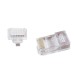 Коннектор RJ45 cat.5e UTP 8P8C (сквозное отв., позолоч. конт.) 100 шт Cablexpert (LC-PTU-01/100)