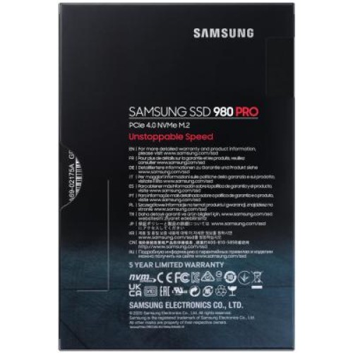 Накопитель SSD M.2 2280 500GB 980 PRO Samsung (MZ-V8P500BW)