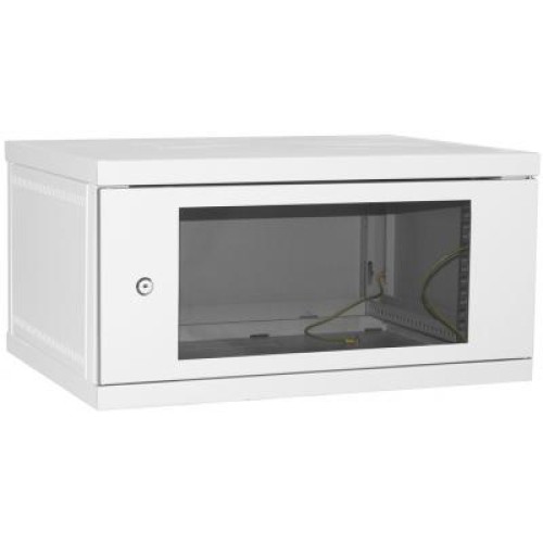 Шкаф настенный Ipcom 6U, 600*450, RAL7035 (СН-6U-060х045-ДС-7035)