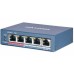 Коммутатор сетевой Hikvision DS-3E0105P-E/M(B)