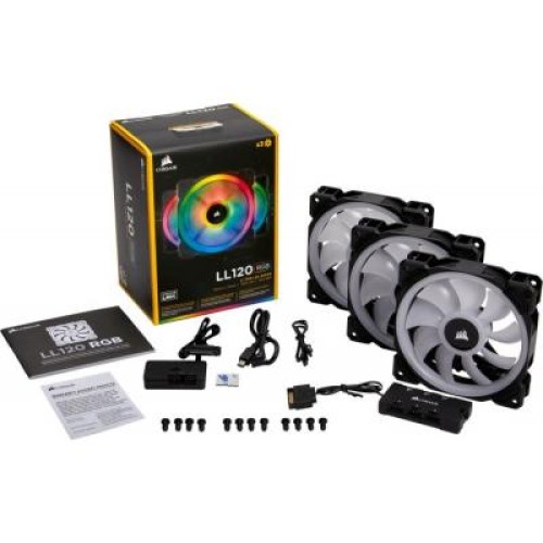 Кулер для корпуса Corsair LL120 RGB (3 Fan Pack) (CO-9050072-WW)