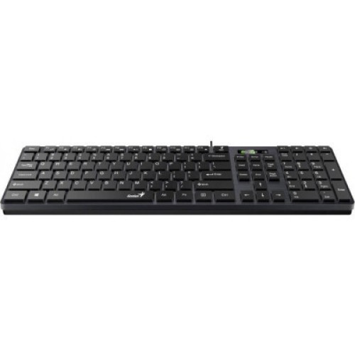 Клавиатура Genius SlimStar 126 USB Black Ukr (31310017407)