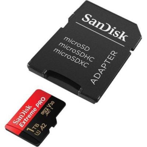 Карта памяти SanDisk 1TB microSDXC class 10 A2 V30 UHS-I U3 Extreme PRO (SDSQXCZ-1T00-GN6MA)
