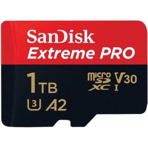 Карта памяти SanDisk 1TB microSDXC class 10 A2 V30 UHS-I U3 Extreme PRO (SDSQXCZ-1T00-GN6MA)