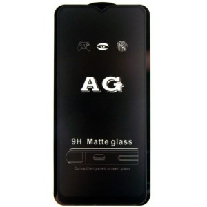 Стекло защитное Dengos Full Glue Matte OPPO A12, black frame (TGFG-MATT-33)