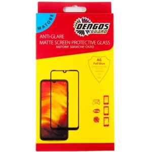 Стекло защитное Dengos Full Glue Matte OPPO A12, black frame (TGFG-MATT-33)