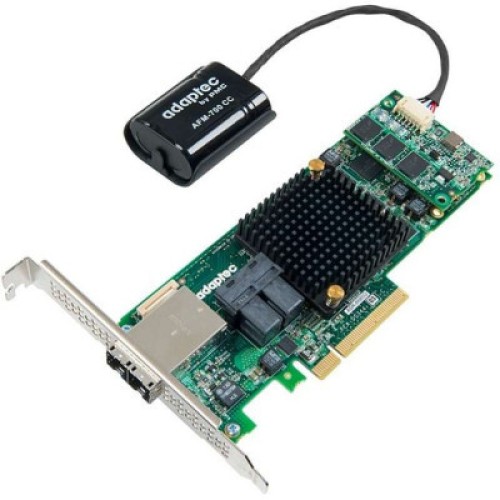 Контроллер RAID Adaptec ASR-8885Q 2xSFF-8643 2xSFF-8644 1GB 8xPCIe included AFM-700 (2277100-R)