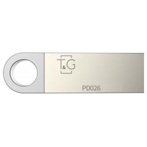 USB флеш накопичувач T&G 64GB 026 Metal Series Silver USB 2.0 (TG026-64G)