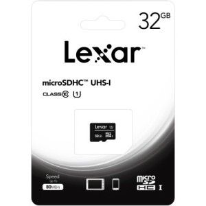 Карта пам'яті Lexar 32GB microSDHC class 10 UHS-I (LFSDM10-32GABC10)