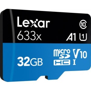 Карта пам'яті Lexar 32GB microSDHC class 10 UHS-I 633x (LSDMI32GBB633A)