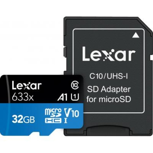 Карта памяти Lexar 32GB microSDHC class 10 UHS-I 633x (LSDMI32GBB633A) Карта памяти Lexar 32GB microSDHC class 10 UHS-I 633x (LSDMI32GBB633A)