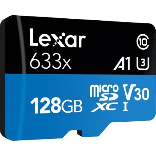 Карта памяти Lexar 128GB microSDXC class 10 UHS-I 633x (LSDMI128BB633A)