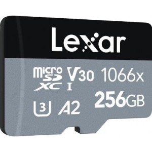 Карта пам'яті Lexar 256GB microSDXC class 10 UHS-I 1066x Silver (LMS1066256G-BNANG)