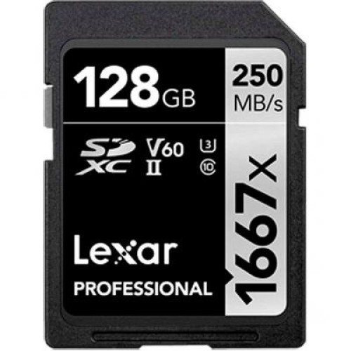 Карта памяти Lexar 128GB SDHC class 10 UHS-II 1667x (LSD128CB1667) Карта памяти Lexar 128GB SDHC class 10 UHS-II 1667x (LSD128CB1667)