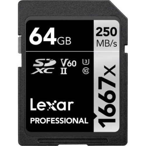 Карта памяти Lexar 64GB SDHC class 10 UHS-II 1667x (LSD64GCB1667) Карта памяти Lexar 64GB SDHC class 10 UHS-II 1667x (LSD64GCB1667)