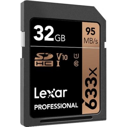 Карта памяти Lexar 32GB SDHC class 10 UHS-I U1 V10 633x Professional (LSD32GCB633) Карта памяти Lexar 32GB SDHC class 10 UHS-I U1 V10 633x Professional (LSD32GCB633)