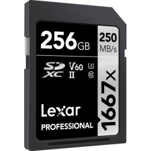 Карта пам'яті Lexar 256GB SDXC class 10 UHS-II U3 V60 1667x Professional (LSD256CB1667)