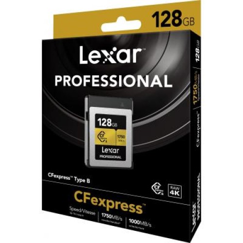 Карта памяти Lexar 128GB CFexpress Type-B Professional (LCFX10-128CRB) Карта памяти Lexar 128GB CFexpress Type-B Professional (LCFX10-128CRB)