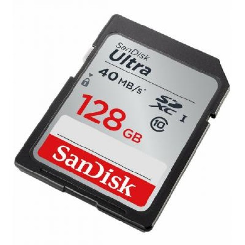Карта памяти SanDisk 128GB SDXC class 10 UHS-I Ultra (SDSDUN4-128G-GN6IN)