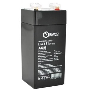 Батарея до ДБЖ Europower EP4-4F1, 4V-4Ah (EP4-4F1)
