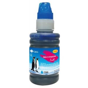 Чернила G&G Epson L100/L200 cyan, контейнер 100мл (G&G-C13T66424A)