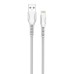 Дата кабель USB 2.0 AM to Lightning 1.0m line-drawing white ColorWay (CW-CBUL027-WH)