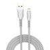 Дата кабель USB 2.0 AM to Lightning 1.0m line-drawing white ColorWay (CW-CBUL027-WH)