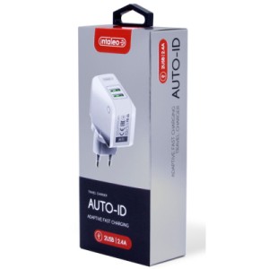 Зарядное устройство Intaleo TCA242 (2USB2,4A) (white) (1283126477492)