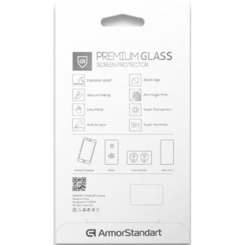 Стекло защитное Armorstandart Full Glue Curved Huawei Mate 40 Pro+ Black (ARM57617)