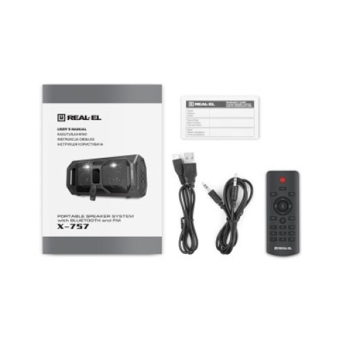 Акустическая система REAL-EL X-757 Black