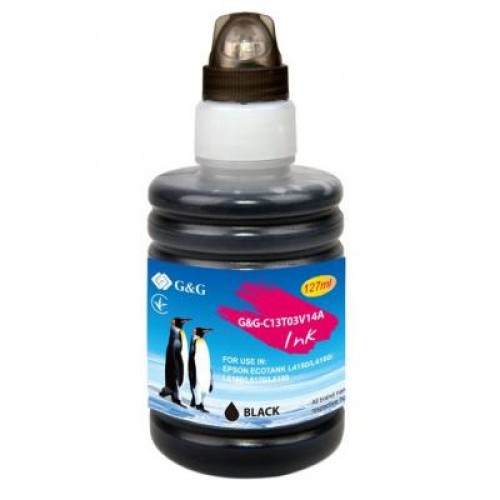 Чернила G&G Epson L4150/L4160 black, контейнер 127мл (G&G-C13T03V14A)