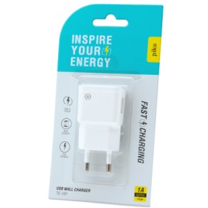 Зарядное устройство Piko TC-101 (1USB1A) (white) (1283126477553)