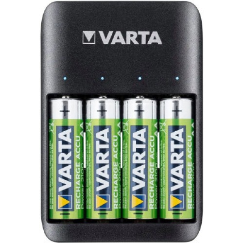 Зарядное устройство для аккумуляторов Varta Value USB Quattro Charger + 4шт. AA 2100 mAh (57652101451)