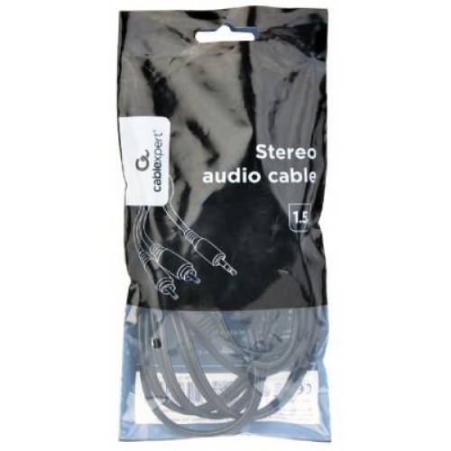 Кабель мультимедийный 3.5 Jack to 2RCA 1.5m Cablexpert (CCA-352-1.5M)