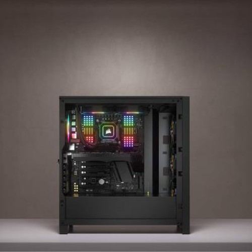 Корпус Corsair iCUE 4000X RGB Tempered Glass Black (CC-9011204-WW) Корпус Corsair iCUE 4000X RGB Tempered Glass Black (CC-9011204-WW)