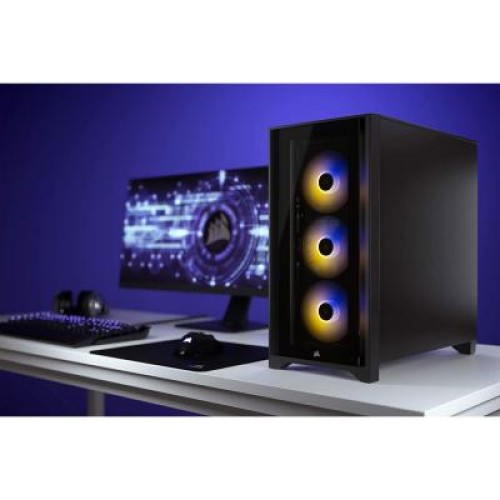 Корпус Corsair iCUE 4000X RGB Tempered Glass Black (CC-9011204-WW) Корпус Corsair iCUE 4000X RGB Tempered Glass Black (CC-9011204-WW)