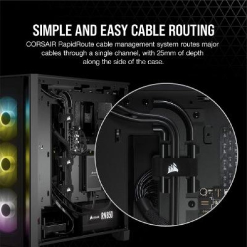 Корпус Corsair iCUE 4000X RGB Tempered Glass Black (CC-9011204-WW) Корпус Corsair iCUE 4000X RGB Tempered Glass Black (CC-9011204-WW)
