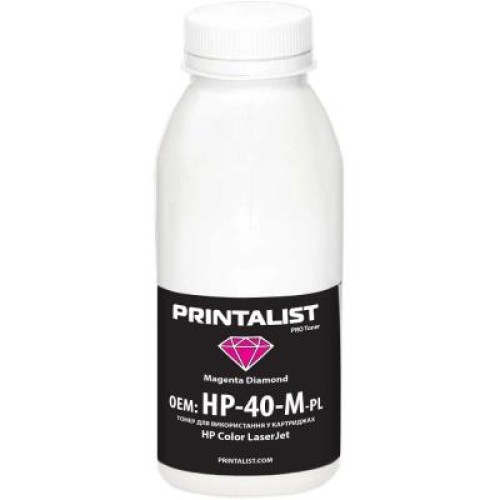 Тонер HP CLJ Universal 40г Magenta Printalist (HP-40-M-PL)