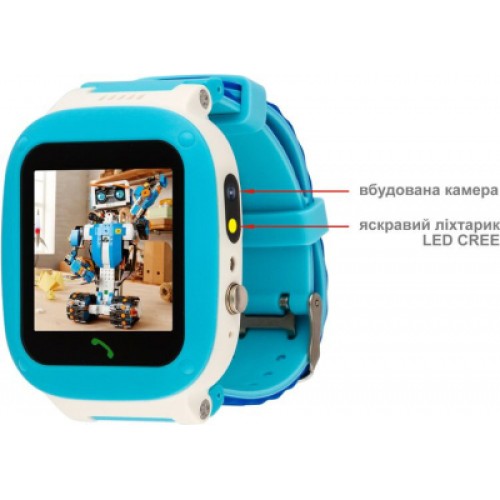 Смарт-годинник Amigo GO004 Splashproof Camera+LED Blue (746403)