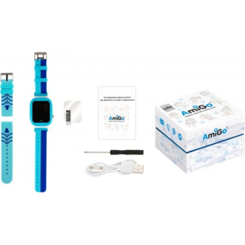 Смарт-годинник Amigo GO004 Splashproof Camera+LED Blue (746403)