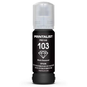 Чернила Printalist Epson L3100/3110/3150 70г Black (PL103BK)