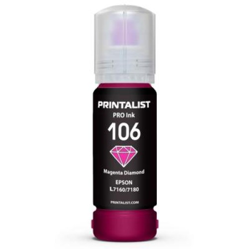 Чернила Printalist Epson 106 L7160/7180 70г Magenta (PL106M)