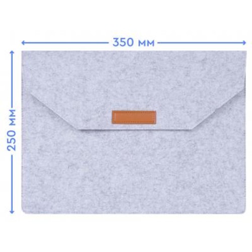 Чехол для ноутбука AirOn 13,3" Premium Grey (4822356710620)